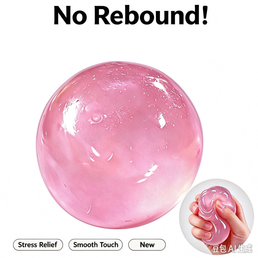 Coconut Oil Stress Ball No rebound Squishy Toy Soft Reusable Stress ...