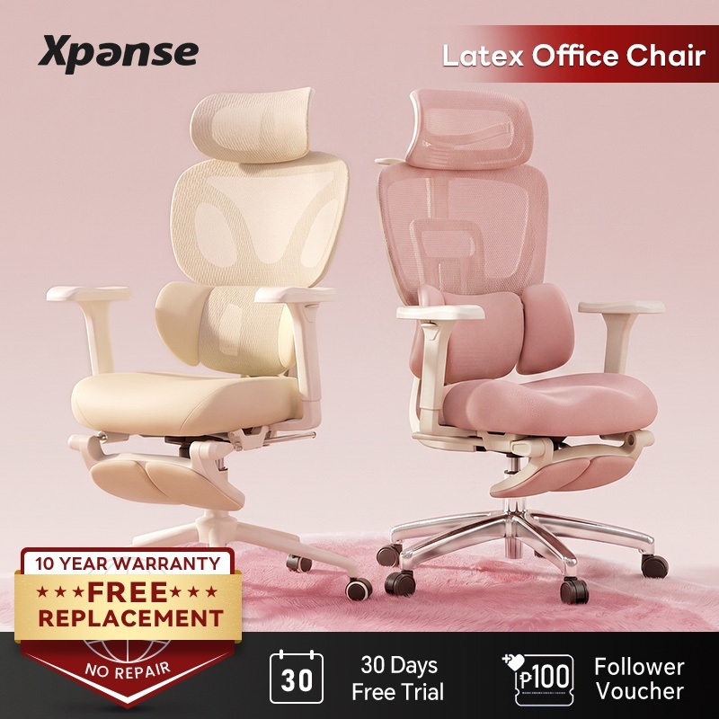 XPANSE Latex Office Chair For Girl Ergonomic Study Chair Multiple ...
