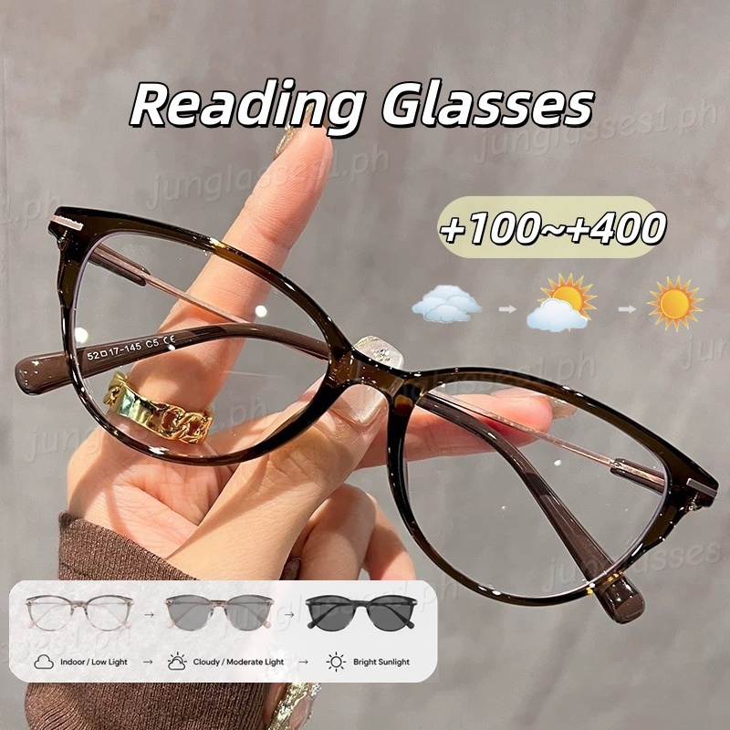 0°~+400°】Cat Eye Reading Glasses For Women Anti-blue Light For ...