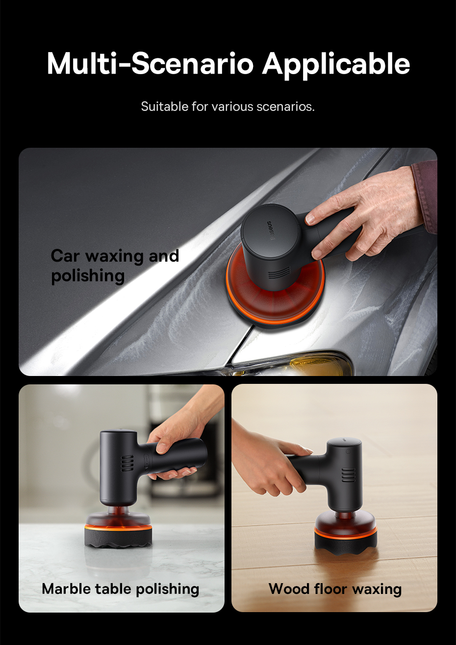 Baseus Wireless Car Polishing Machine Cordless Adjust Speed Automotive ...