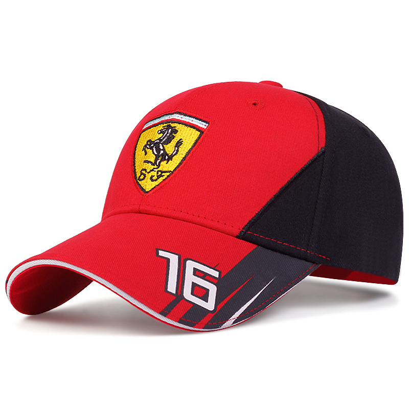 Ferrari Racing baseball cap Outdoor sports racing hat Car truck driver ...