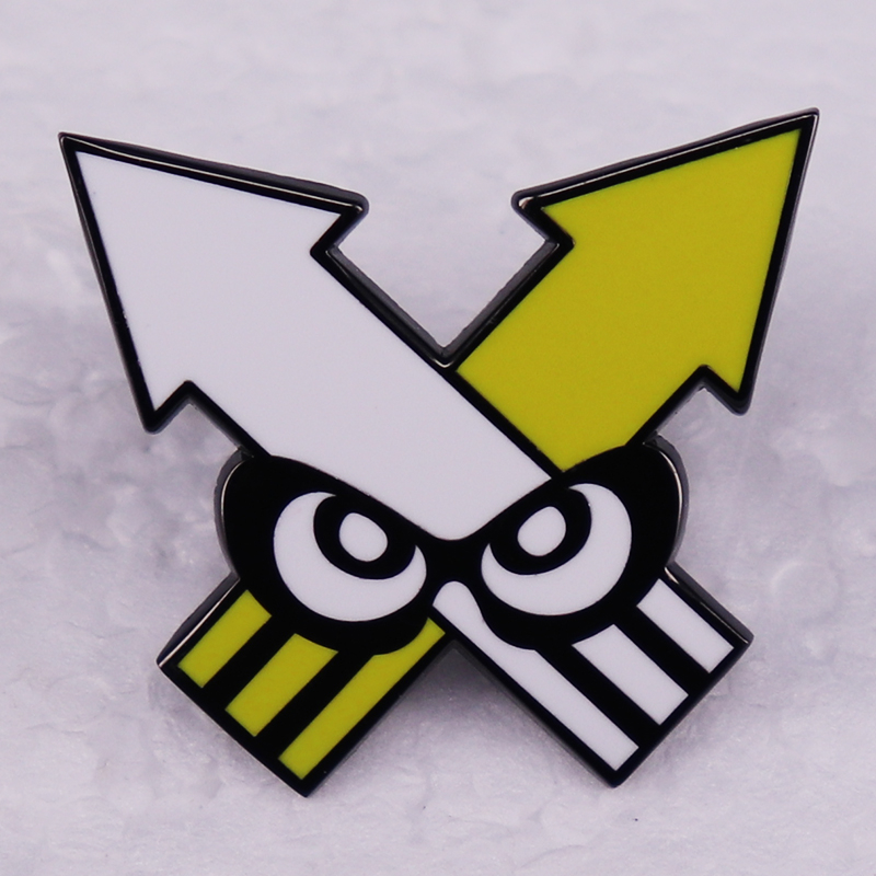 Splatoon Game Badge Cute shooter game enamel pin game player hobbyist ...
