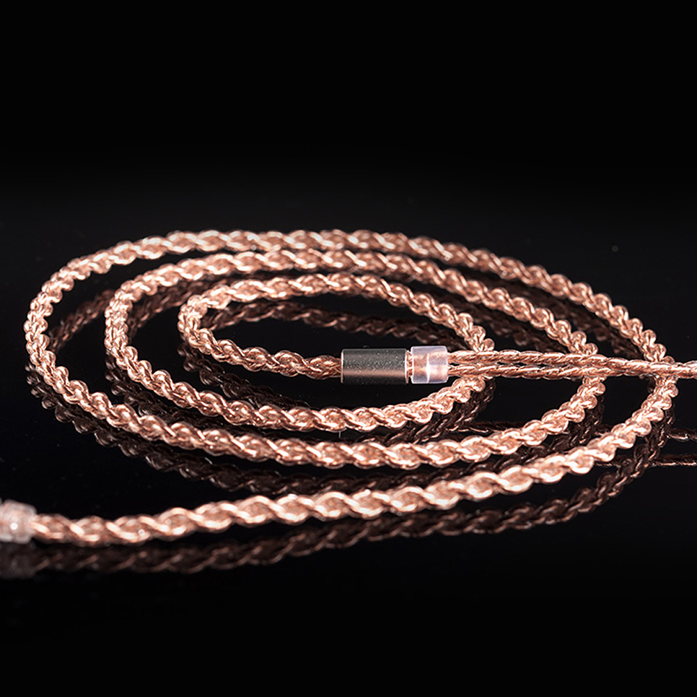 KBEAR Balanced 4 Pole 4.4mm Earphone Replacement Cable 16 Core Upgrade Silver Plated Copper Cable 2 Pin Detachable Cable For As10 Zs7 As06 Zs6 Zsr Zs10 Trn V80 V20 Cca C10 C16 2pin 4 4mm - View #3