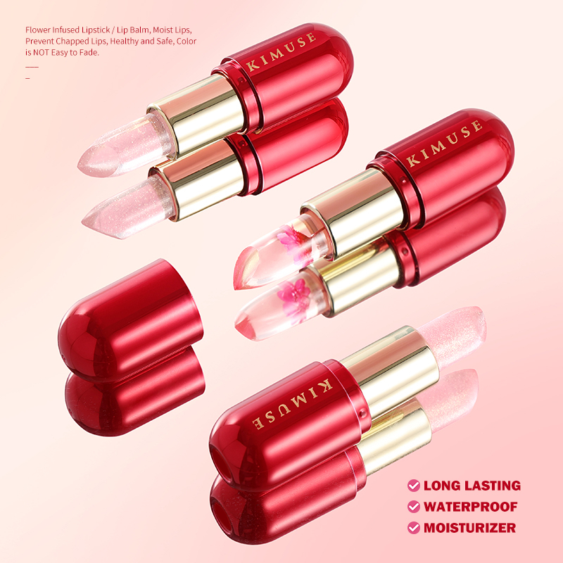 KIMUSE Color Changing Lip Balm Long-Lasting Waterproof Moisturizing Lip ...