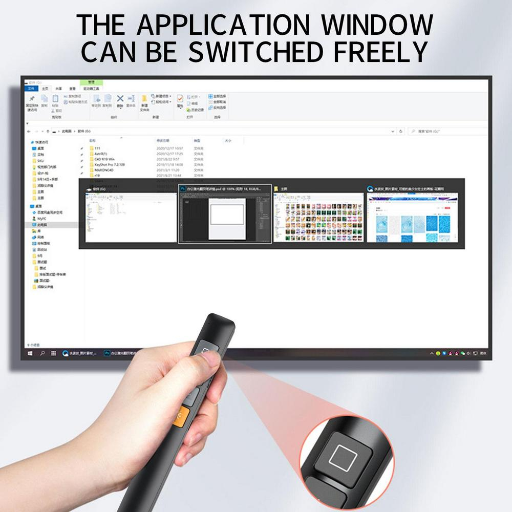 Wireless Presenter Laptop Remote Control Flip Pen For Powerpoint ...