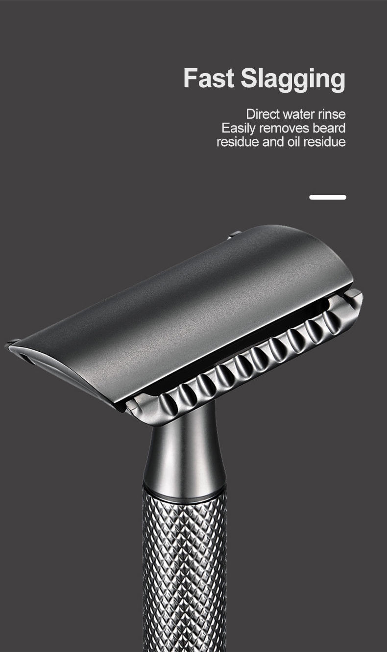 YUNCHI Manual Razor for Men Double-sided Blade Razor Men's Straight ...