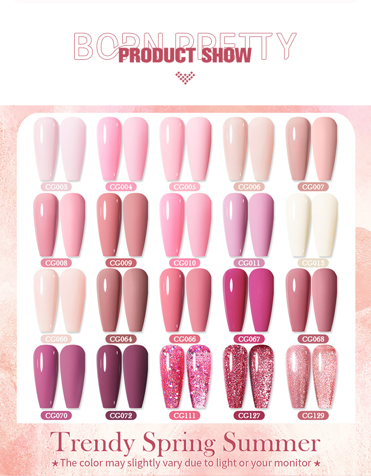 Born Pretty Gel Nail Polish Set Glitter Sequins Semi Permanent Need ...