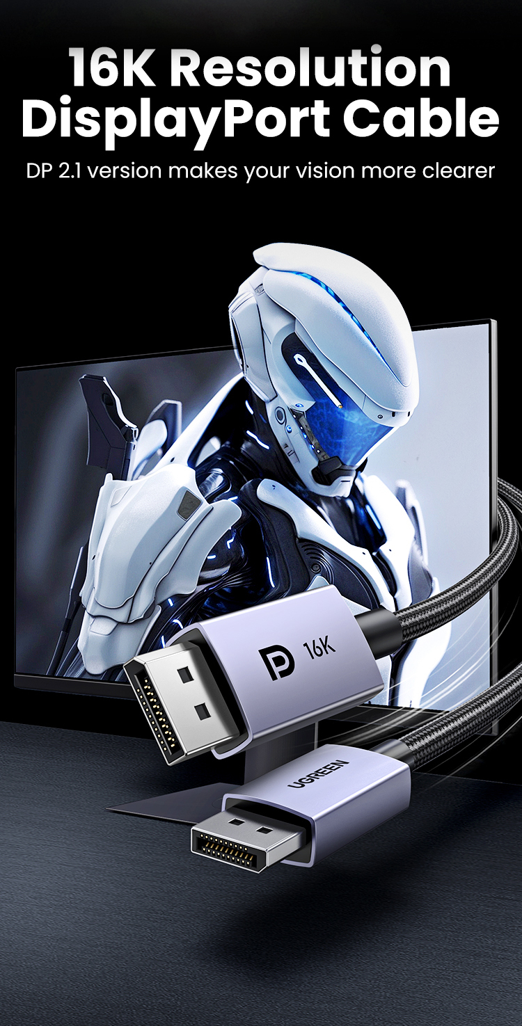 FIBBR 8K HDMI Glasfaserkabel 1M, 48Gbps Ultra High Speed HDMI 2.1 Kabel/AOC Unterstützung 8K@60Hz,4K@120Hz/144Hz HDR eARC Kompatibel mit PS5, Xbox Series X, PC, TV