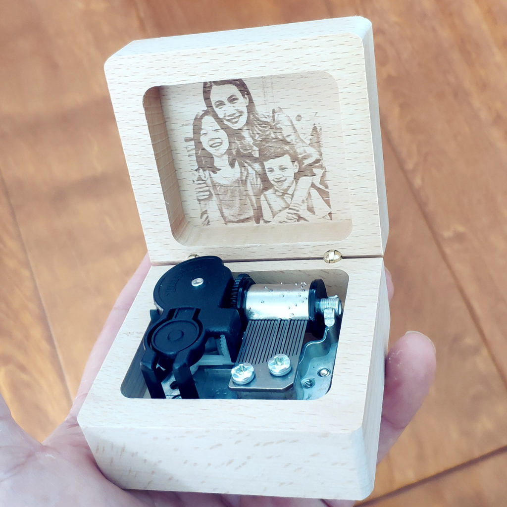 Handmade Wooden customized engraved Thank you Teacher photo caved ...