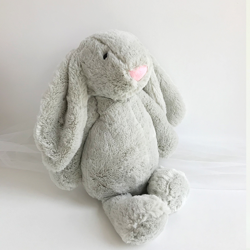 25/40/60cm Kawaii Long Ears Rabbit Plush Animals Toys Colorful Stuffed ...