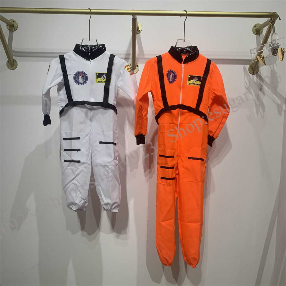 2Colors Spaceman Jumpsuit Astronaut Costume For Kids Boys Halloween ...