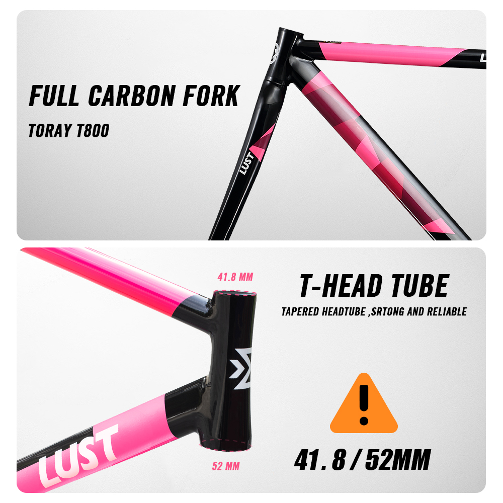 2023 Fixed Gear Bike Frame Set Extra Light Track Frame Set/Single Speed