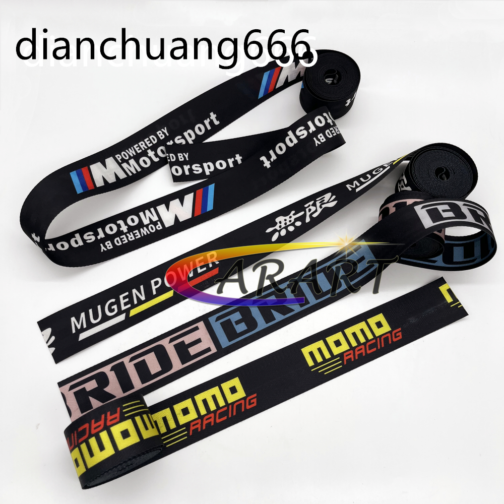 Auto Mugen MOMO 3.6 Meters Strengthen Seat Belt Webbing Fabric Racing ...