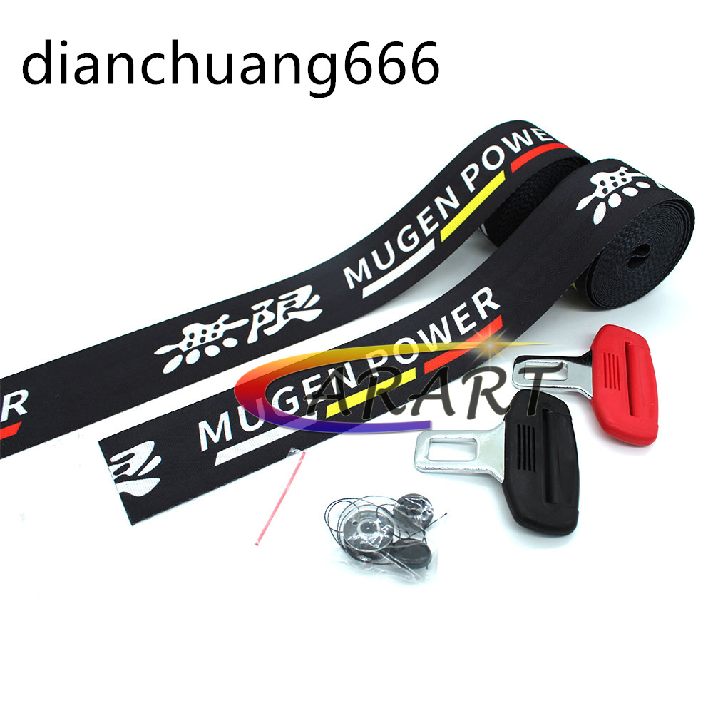 Auto Mugen MOMO 3.6 Meters Strengthen Seat Belt Webbing Fabric Racing ...