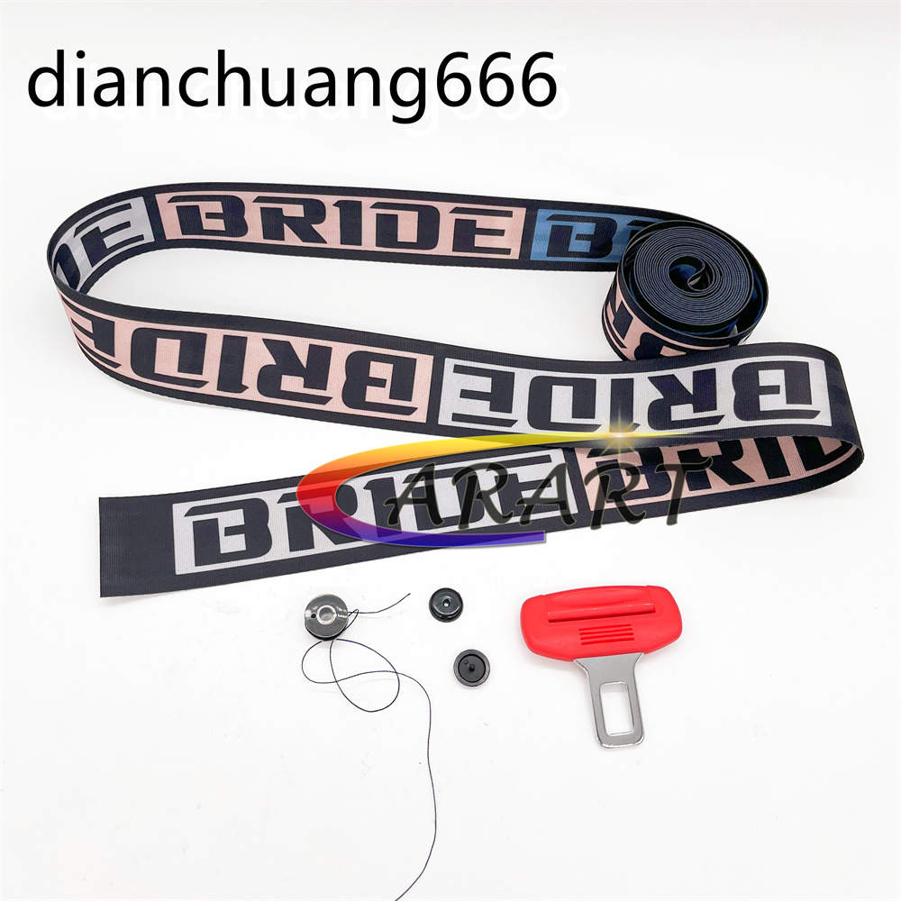 Auto Mugen MOMO 3.6 Meters Strengthen Seat Belt Webbing Fabric Racing ...