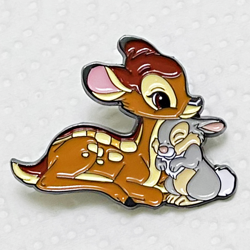 Bambi and His rabbit Friends cartoon enamel pin Funny movie badge girls ...