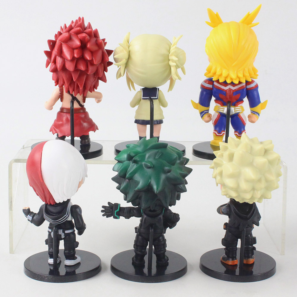 6Pcs/Set Anime My Hero Academia Midoriya Izuku Deku All Might Bakugou ...