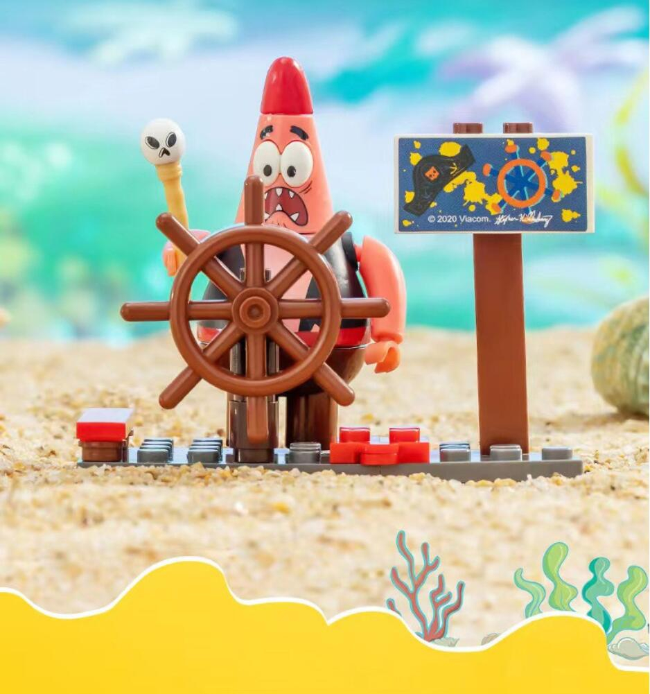 SpongeBob Squarepants nickelodeon Building Blocks Blind box Toys ...