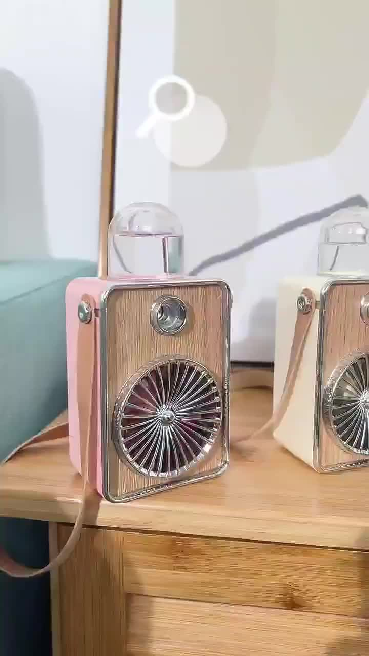 3 in 1 Mini Fan Neck Fan Cooling Camera Portable Fan Rechargeable Mini ...