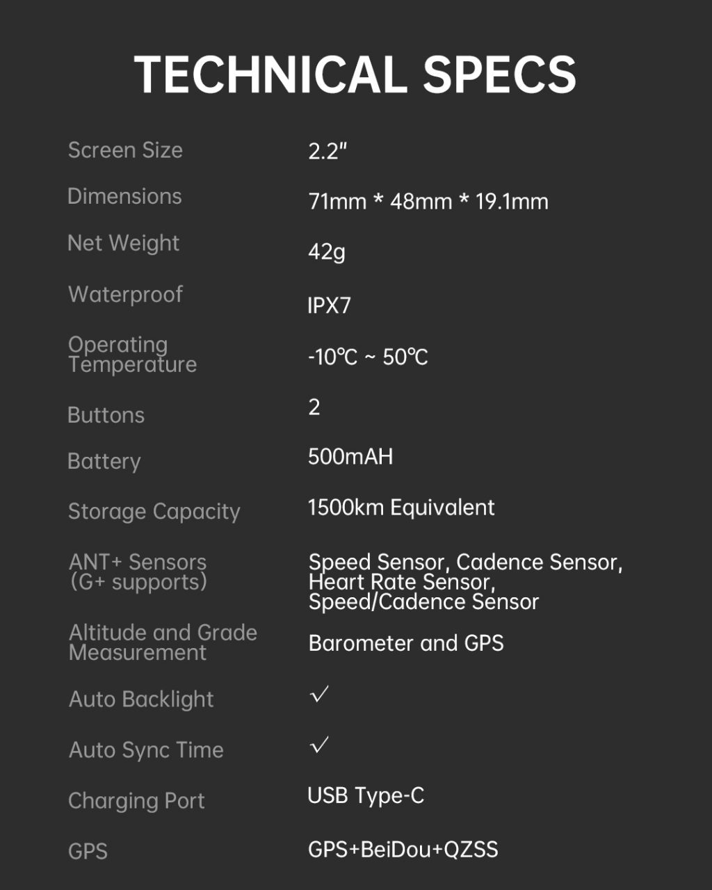 XOSS G2 G2 Plus GPS Cycling Computer Bicycle Wireless Speedometer ...