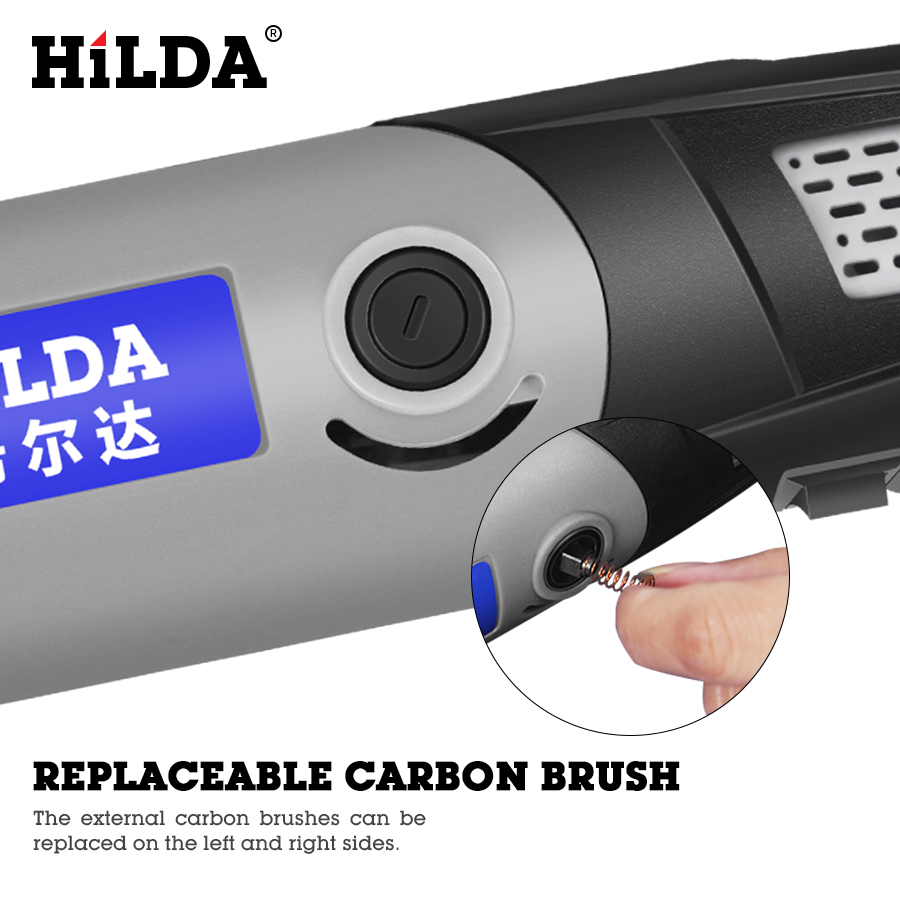 HILDA Electric Drill Rotary Tool Electric Tools Variable Speed 400W ...