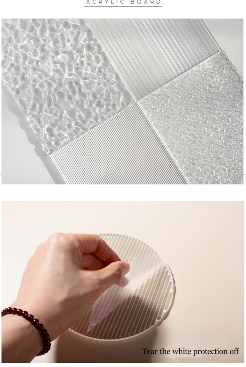 Transparent acrylic plate photo background decoration water ripple ...