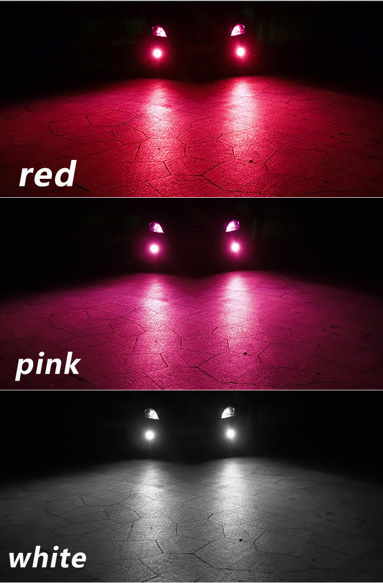 2pcs dual color Fog Light Blub 881 H27W Lamp Canbus For Hyundai Accent ...