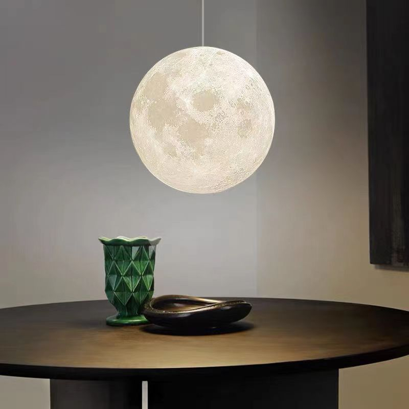 3D Moon Bar Counter Light Dining Light Kitchen Island Chandelier Unique ...