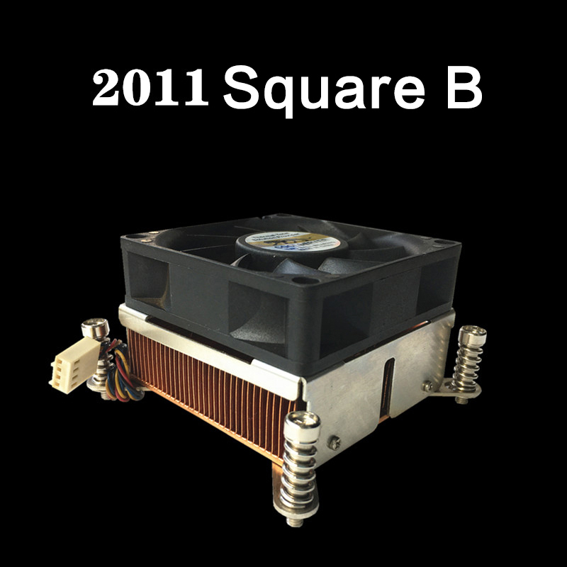 Jinqianbao 2011 Pin X79 X99 Desktop Dual Server Copper Bottom CPU Heat ...