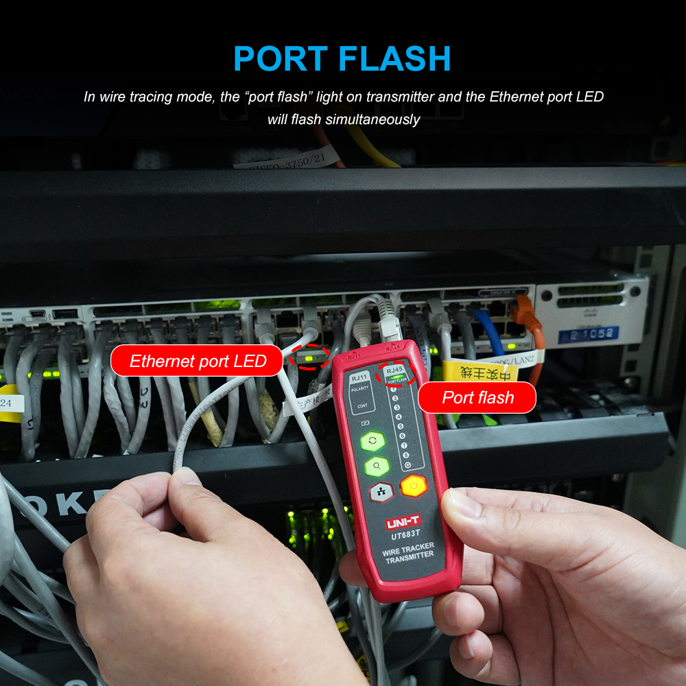 UNI-T UT683KIT Lan Tester Network Wire Tracer Cable Tracker RJ45 RJ11 ...
