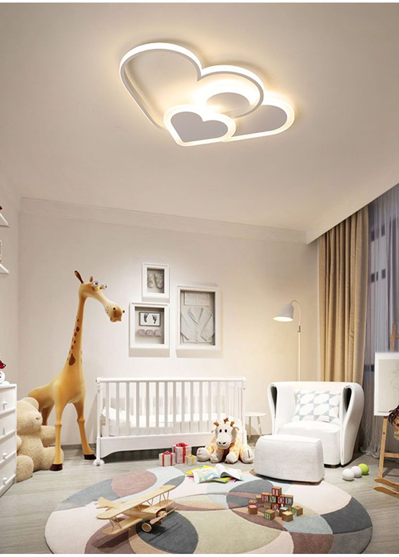 AIMI Children'S Room Creative Ceiling Lamp Nordic Cute Cartoon Children