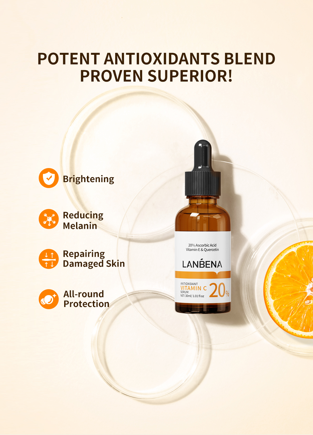 Lanbena Vitamin C Serum 20% - 30Ml Cn 11134208 7Qukw Lgyymvztjja452