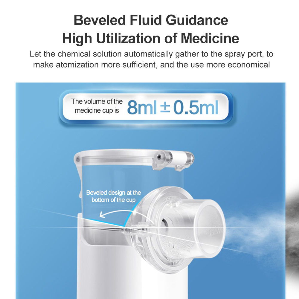 Cofoe Portable Nebulizer Rechargeable Kit Aspirators Inhaler for Asthma ...