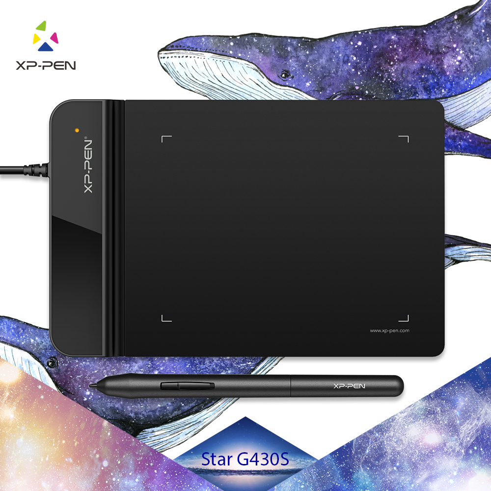 XPPen Star G430S OSU Drawing Tablet Digital Graphic Pen Tablet