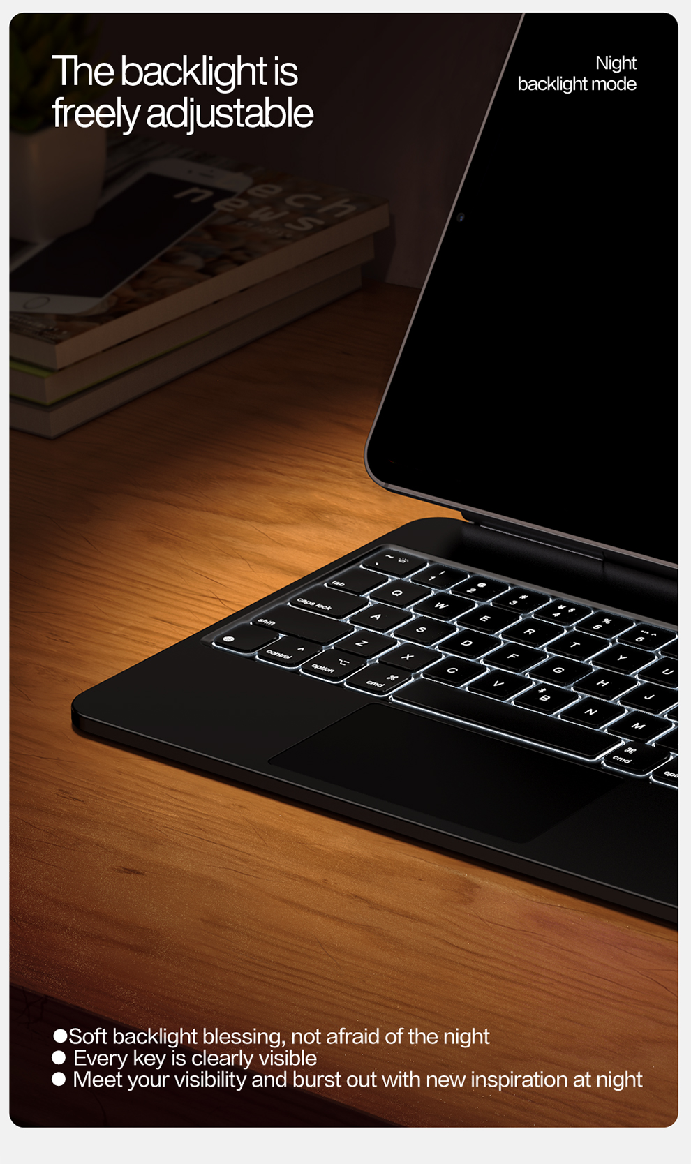 SmartDevil Touch Keyboard Case For iPad 2019/2020/2021/2022/iPad Pro ...