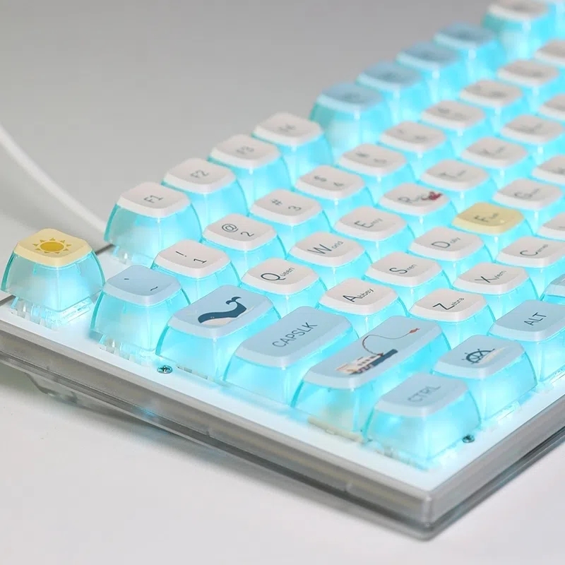 Nautical Theme Pudding Keycap Colorful Summer Fruits A Set Keys Keycap ...