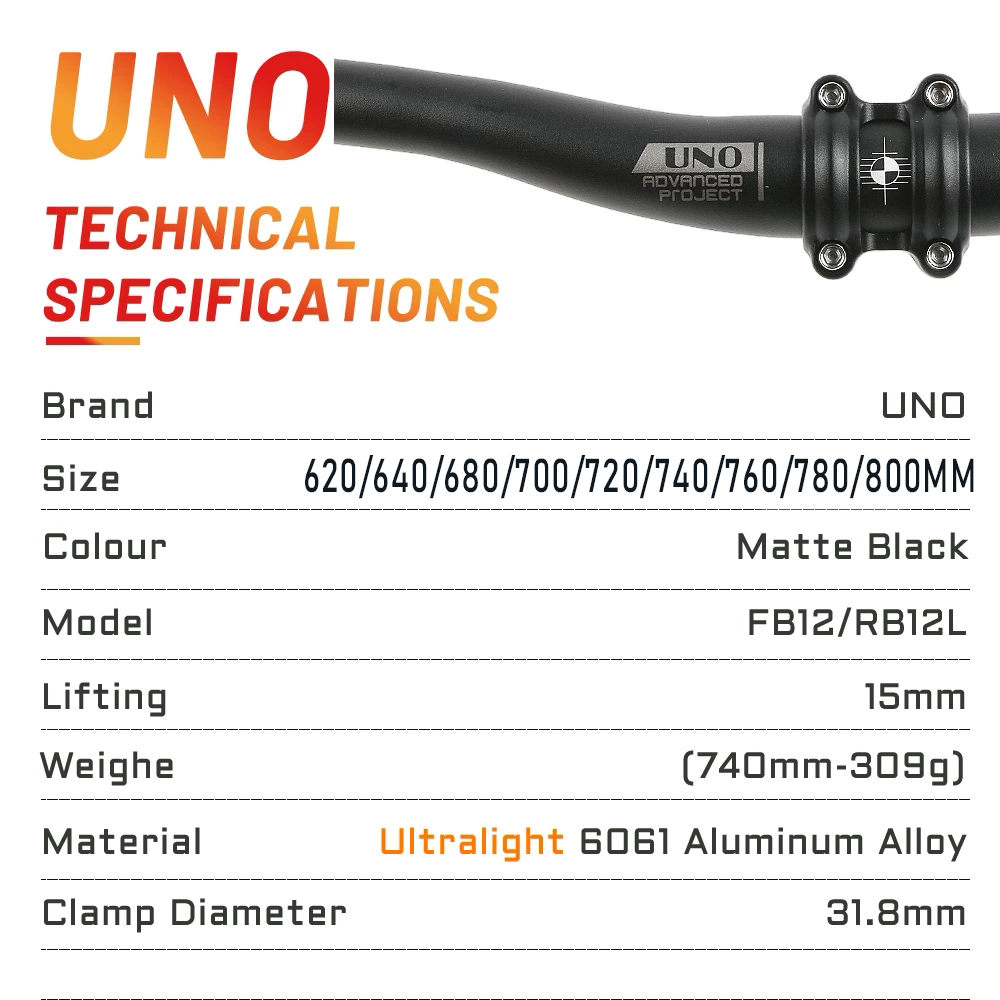 UNO Handlebar Stem Aluminum Alloy 6061-T6 Material Mountain Bike ...