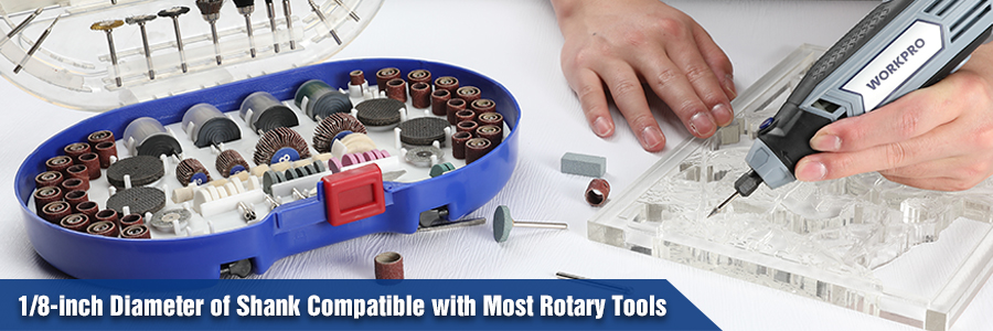 Workpro 276pcs Mini Electric Drill Accessories Set Rotary Tool Bits ...