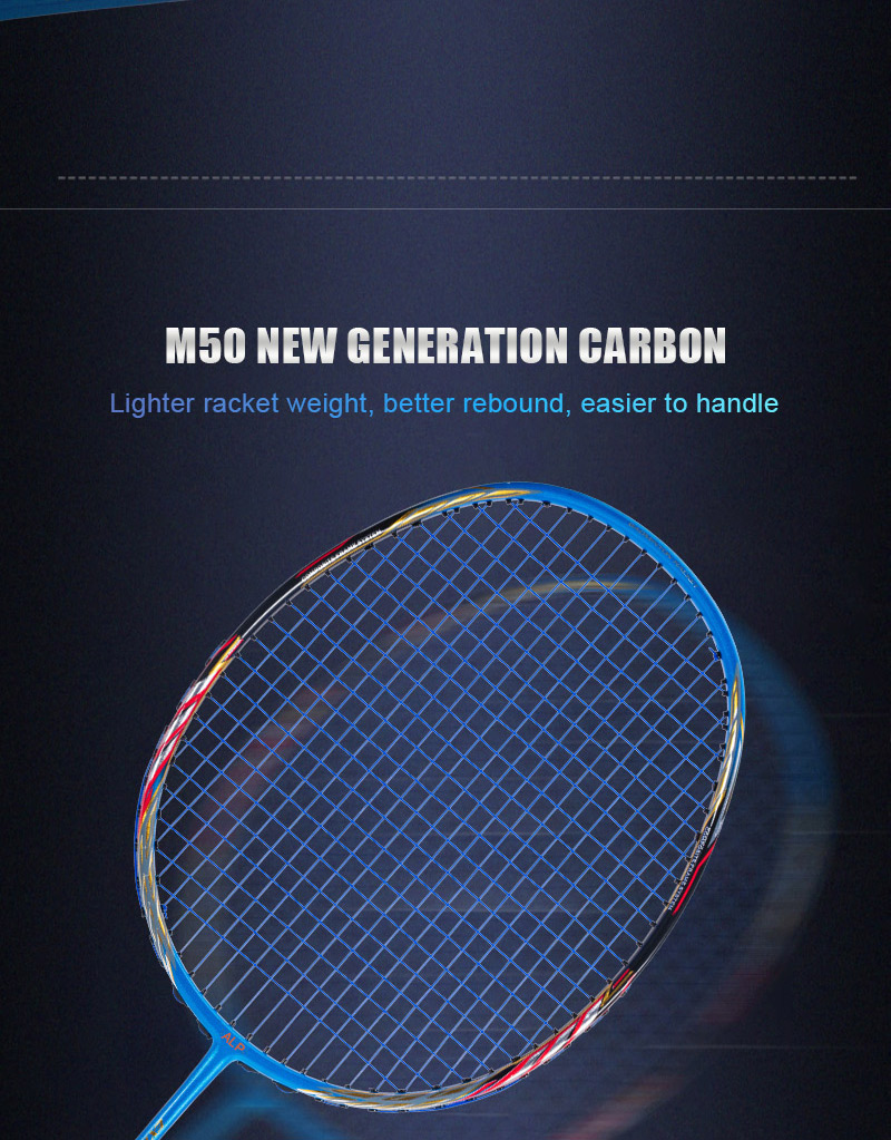 ALP AIR 10U 52g Super Light 30Lbs 100% Full Carbon Fiber Racquet High ...