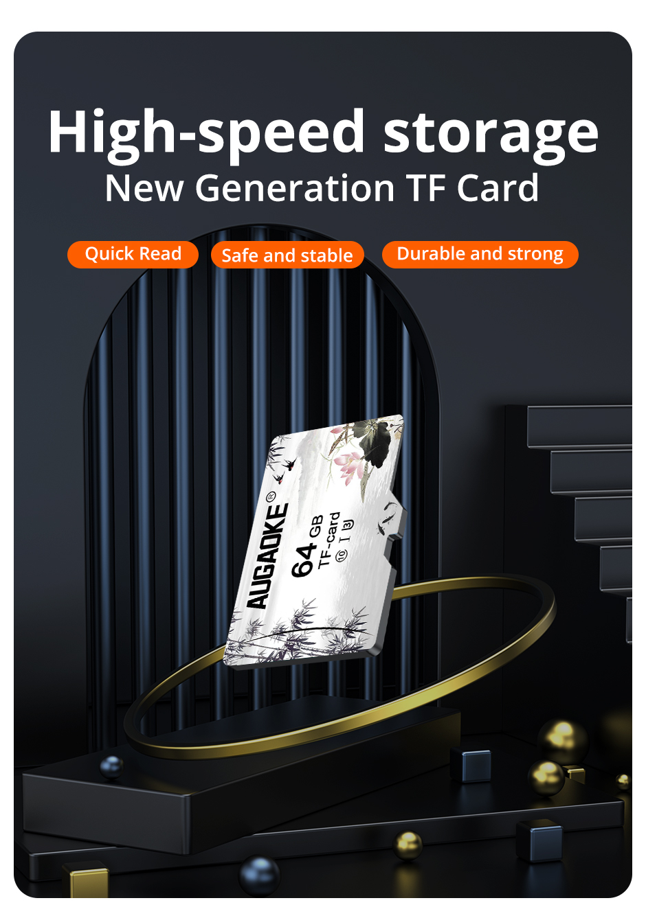 Original Mini SD Memory Card 64GB High Speed Flash Memory TF Card ...