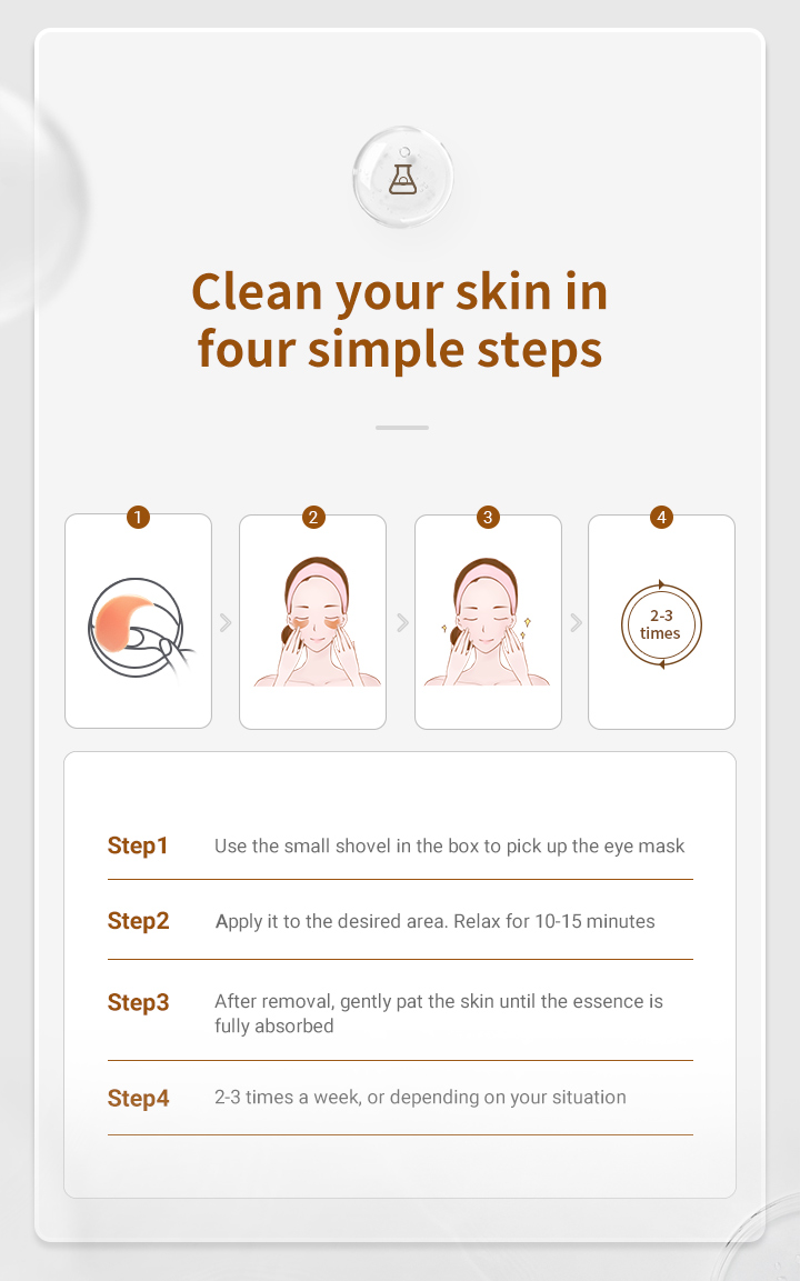 Lanbena Eye Mask Vitamin C HydraGel Eye Patch Whitening Under Eye Patch Anti Aging Eyebag