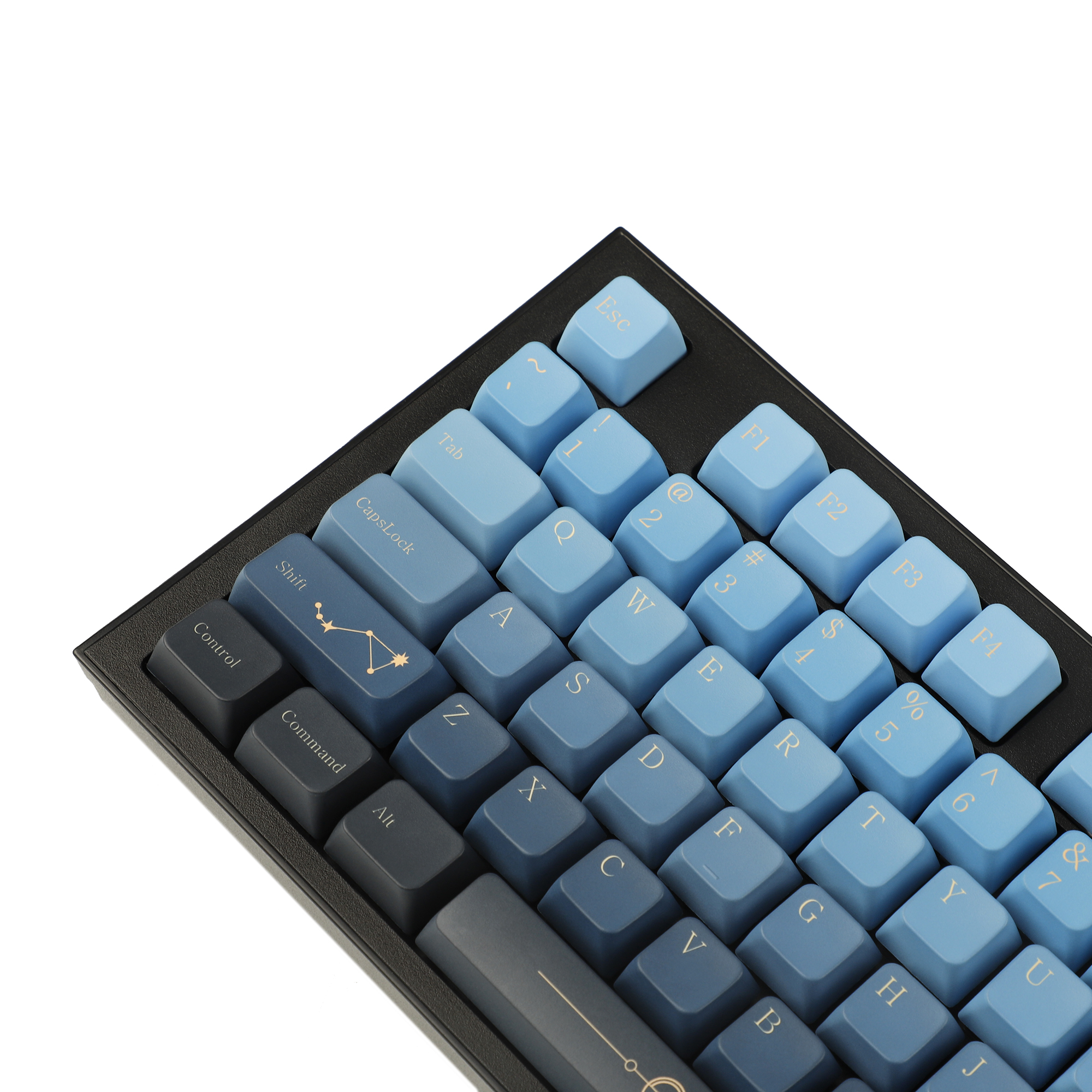 1.6mm Thickness Starry Stars MDA Profile Dye Sub Keycaps Ergonomic PBT ...