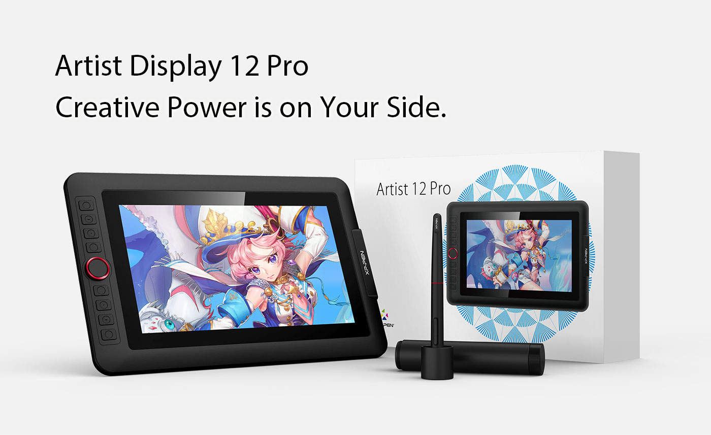 XPPen Artist 12 Pro Graphic Pen Display Digital Drawing Monitor