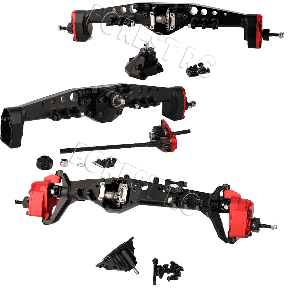 New Full CNC Aluminum F9 Portal Front Rear Axle with Offset Front ...