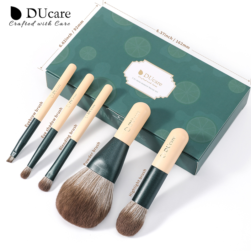 DUcare 5Pcs Makeup Brushes Foundation Blending Brush Powder Blush ...