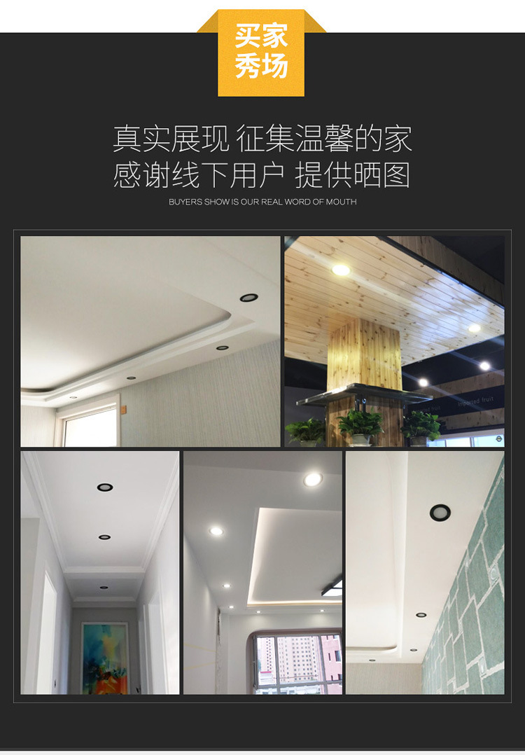 Slim LED Dimmable Panel Light Downlight 5w/9w/12w/15w/18w/24W/30W 3/4/6 ...