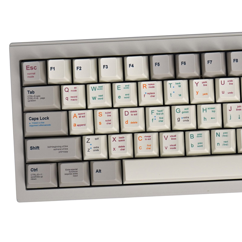 GMK Retro programmer 143 retro keycap mechanical keyboard keycap PBT ...