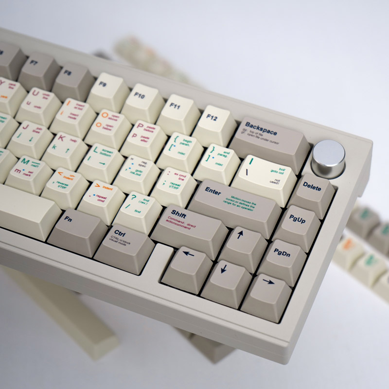 GMK Retro programmer 143 retro keycap mechanical keyboard keycap PBT ...