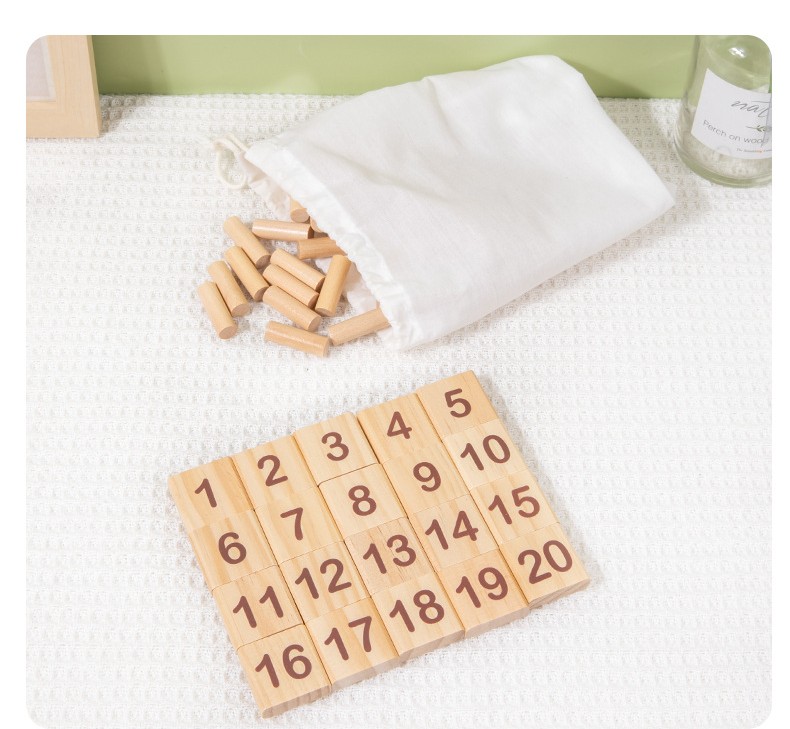 Counting Pegs - A Ten Frame Math Manipulatives Number Montessori Toy ...