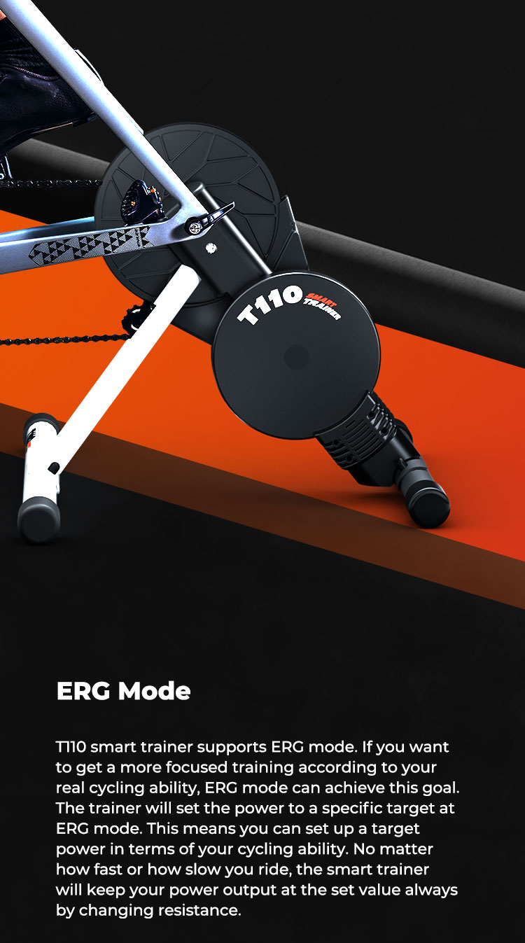 Magene T110 Smart Indoor Bike Trainer, Electromagnetic